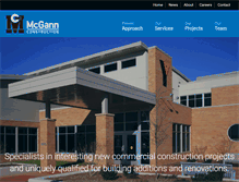 Tablet Screenshot of mcgannconstruction.com